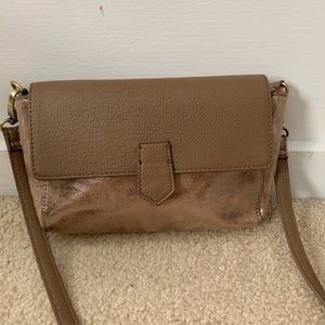 NWOT Anthropologie Miss Albright Tan Crossbody Bag